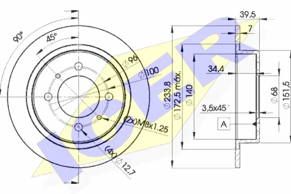 Brake Disc (78BD5803-2)