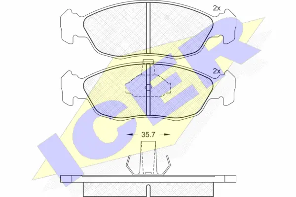 Brake Pad Set, disc brake (181121)