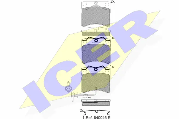 Brake Pad Set, disc brake (141321)