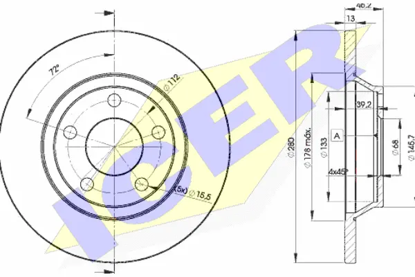 Brake Disc (78BD4064-2)