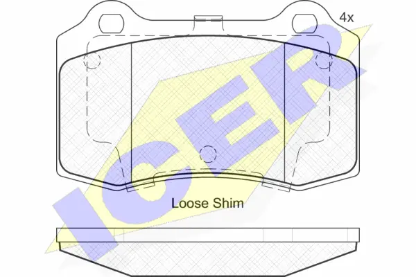 Brake Pad Set, disc brake (182117)