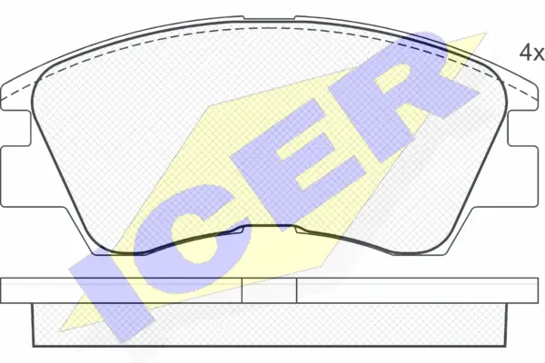 Brake Pad Set, disc brake (140791)