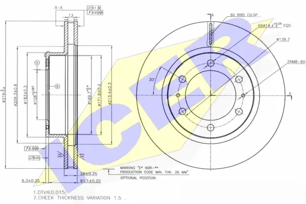 Brake Disc (78BD4113-2)