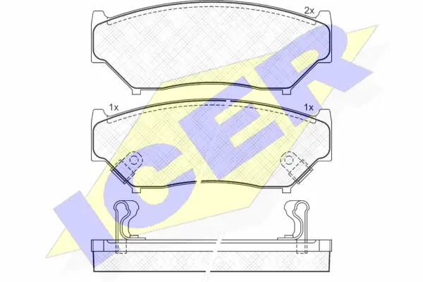 Brake Pad Set, disc brake (141096)