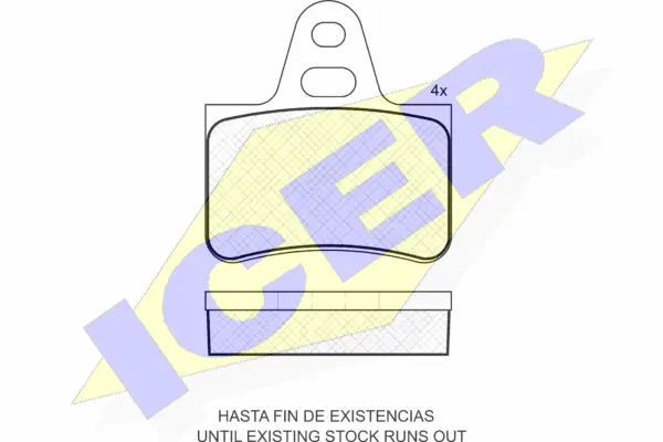 Brake Pad Set, disc brake (180359)