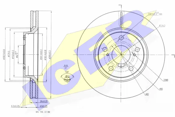 Brake Disc (78BD0302-2)