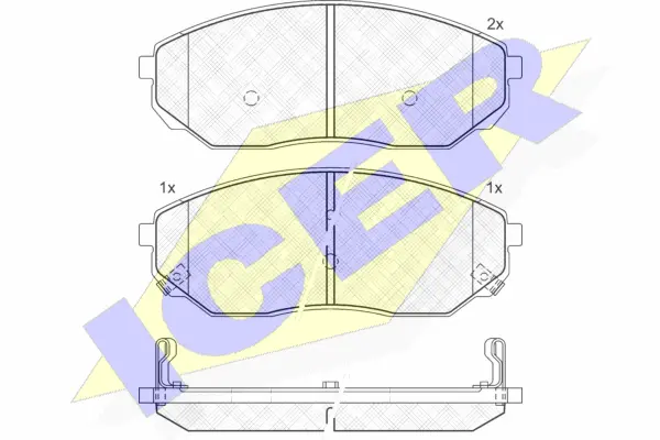Brake Pad Set, disc brake (181606)