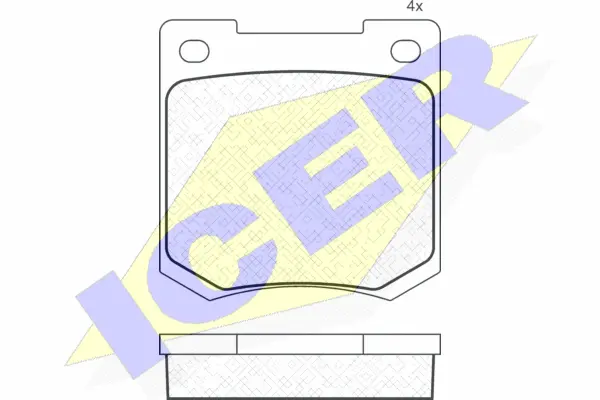 Brake Pad Set, disc brake (180044)
