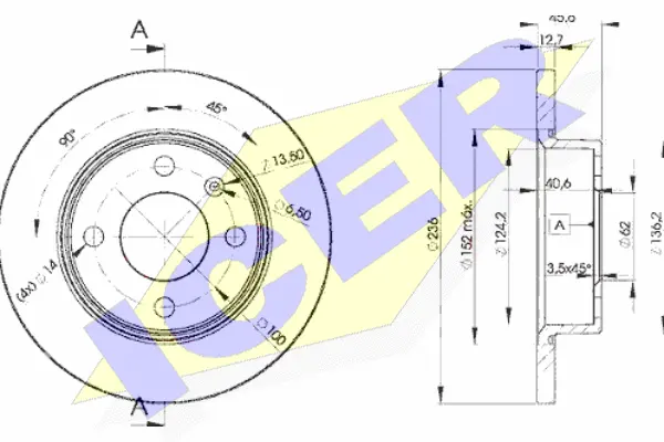 Brake Disc (78BD4322-2)