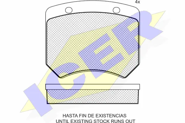 Brake Pad Set, disc brake (180003)