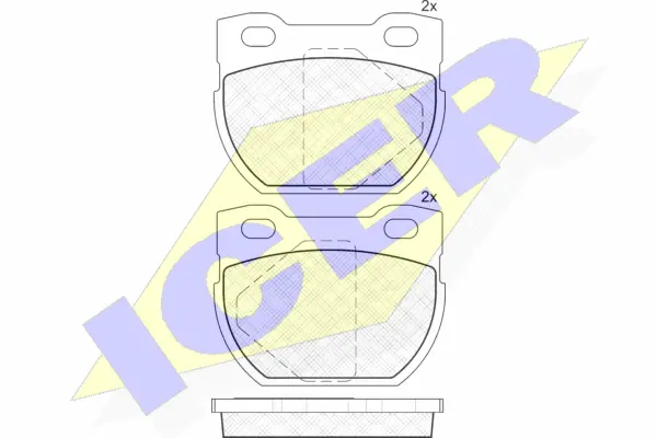 Brake Pad Set, disc brake (141090)