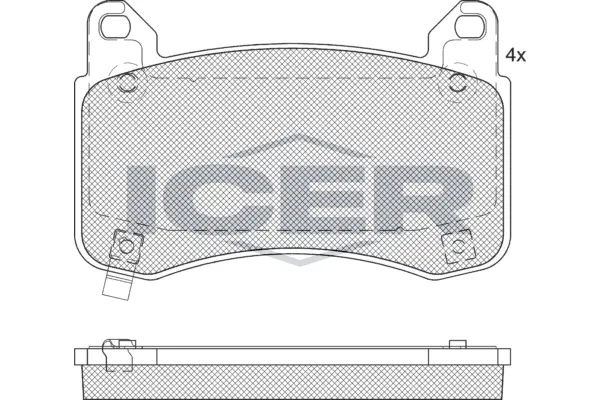 Brake Pad Set, disc brake (182404)