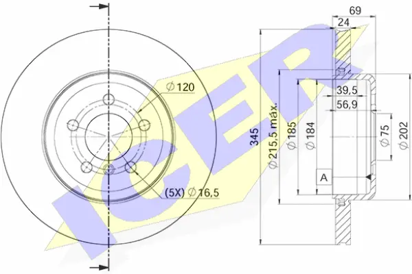 Brake Disc (78BD3562-2)