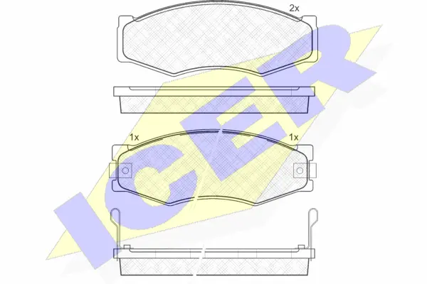 Brake Pad Set, disc brake (140518)