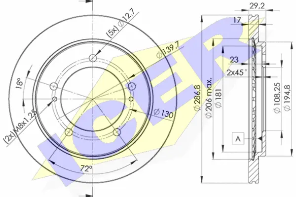 Brake Disc (78BD2863-2)