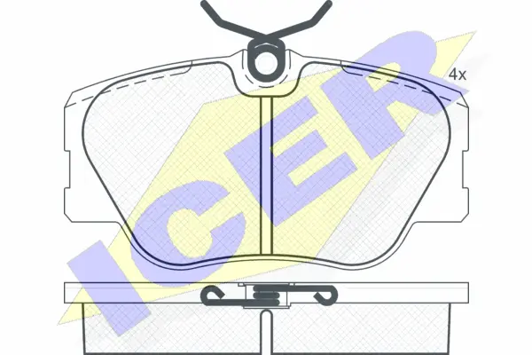 Brake Pad Set, disc brake (180510-396)