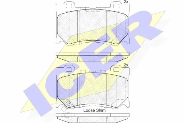 Brake Pad Set, disc brake (182089)