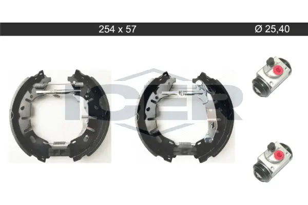 Brake Shoe Set (79KT0125 C)