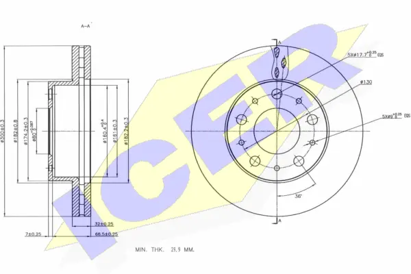 Brake Disc (78BD4622-1)