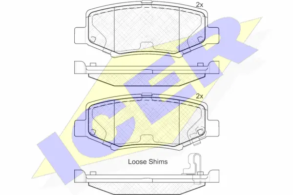 Brake Pad Set, disc brake (181909)