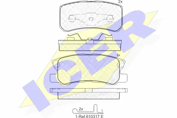 Brake Pad Set, disc brake (181375)
