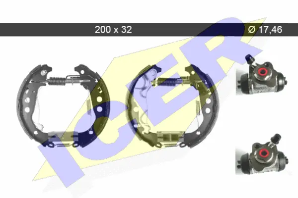 Brake Shoe Set (79KT0093 C)