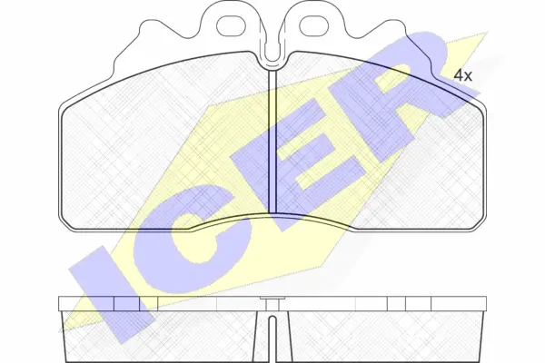Brake Pad Set, disc brake (151958)