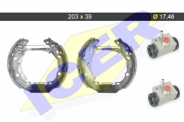 Brake Shoe Set (79KT0054 C)