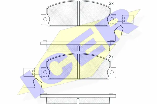 Brake Pad Set, disc brake (140389)