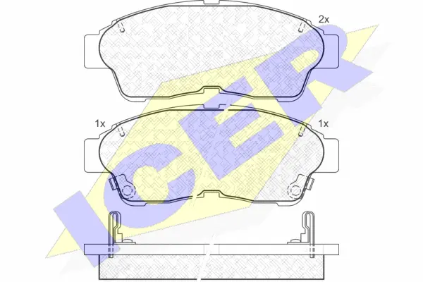 Brake Pad Set, disc brake (181005)