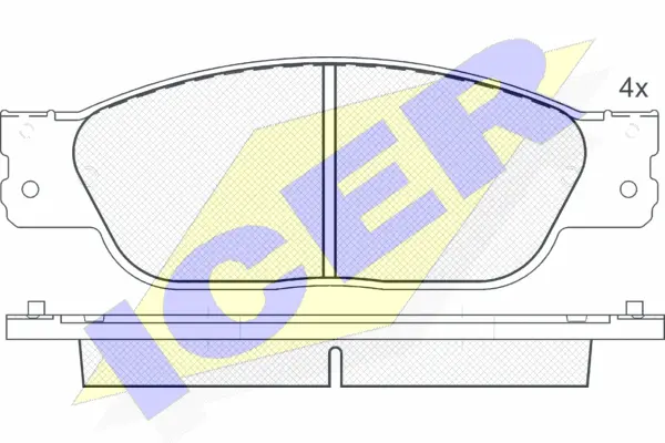 Brake Pad Set, disc brake (181545)