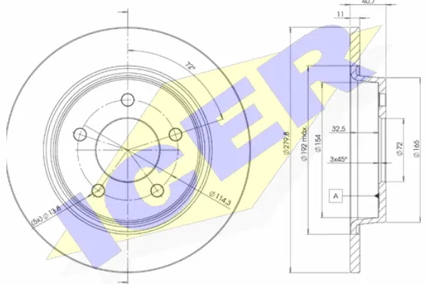 Brake Disc (78BD3276-2)