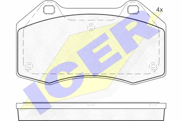 Brake Pad Set, disc brake (181679)