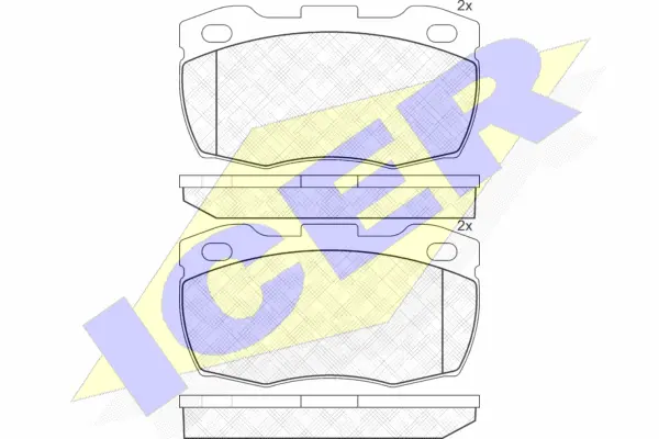 Brake Pad Set, disc brake (141089-071)