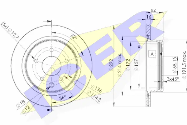 Brake Disc (78BD2071-2)