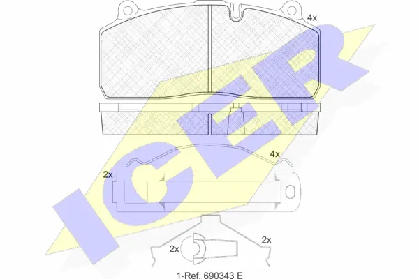 Brake Pad Set, disc brake (152150-066)