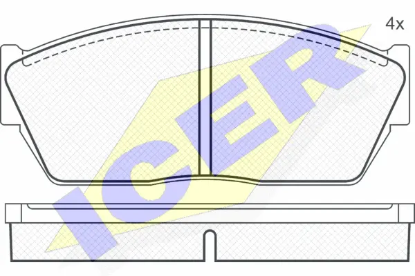 Brake Pad Set, disc brake (180388)