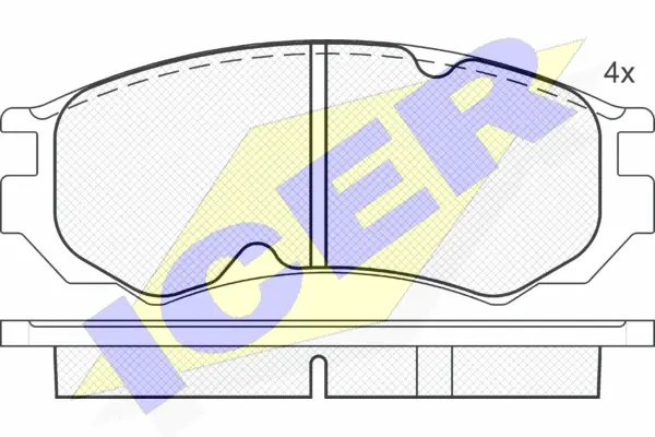 Brake Pad Set, disc brake (181105)