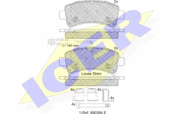 Brake Pad Set, disc brake (142240)