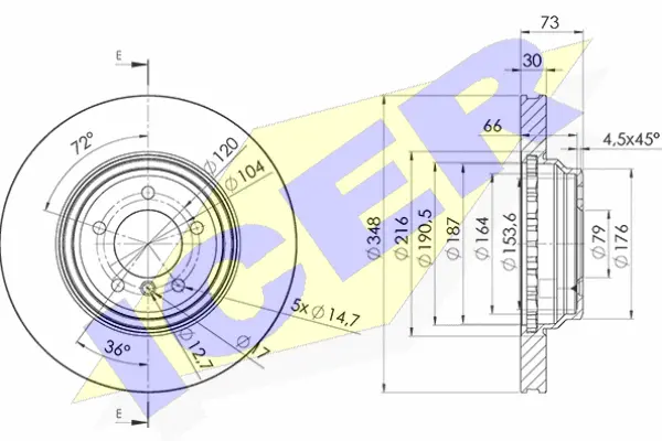 Brake Disc (78BD1973-2)