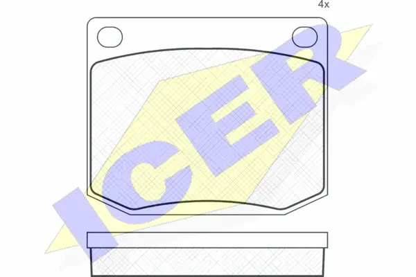 Brake Pad Set, disc brake (180176)