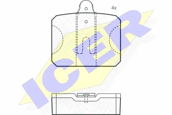 Brake Pad Set, disc brake (180114)