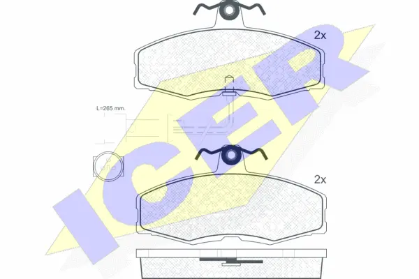 Brake Pad Set, disc brake (180414)