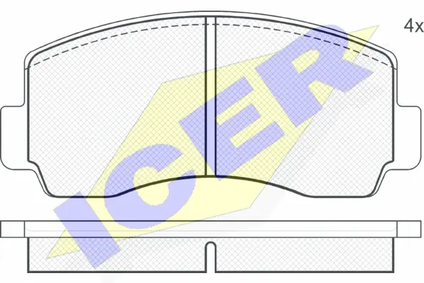 Brake Pad Set, disc brake (180207)