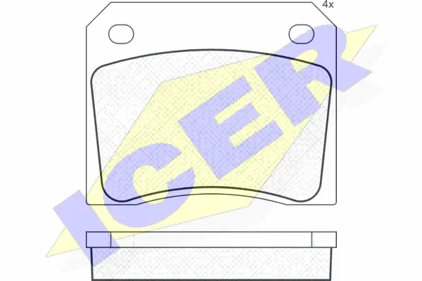 Brake Pad Set, disc brake (180036)