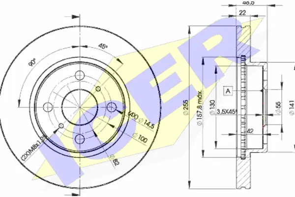 Brake Disc (78BD2550-2)