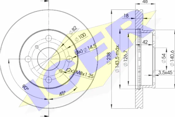 Brake Disc (78BD2250-2)