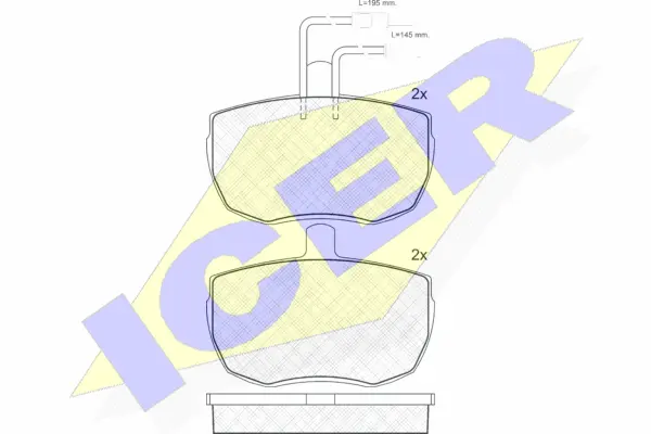 Brake Pad Set, disc brake (180427)