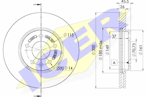 Brake Disc (78BD1557-2)