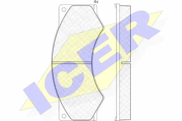 Brake Pad Set, disc brake (150764)